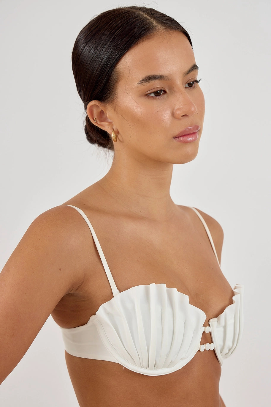 Coquillage Top - Crème
