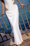 Jolie Asymmetrical Skirt - Crème