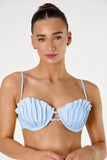 Coquillage Top - Bleu