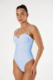 Coquillage One-Piece - Bleu