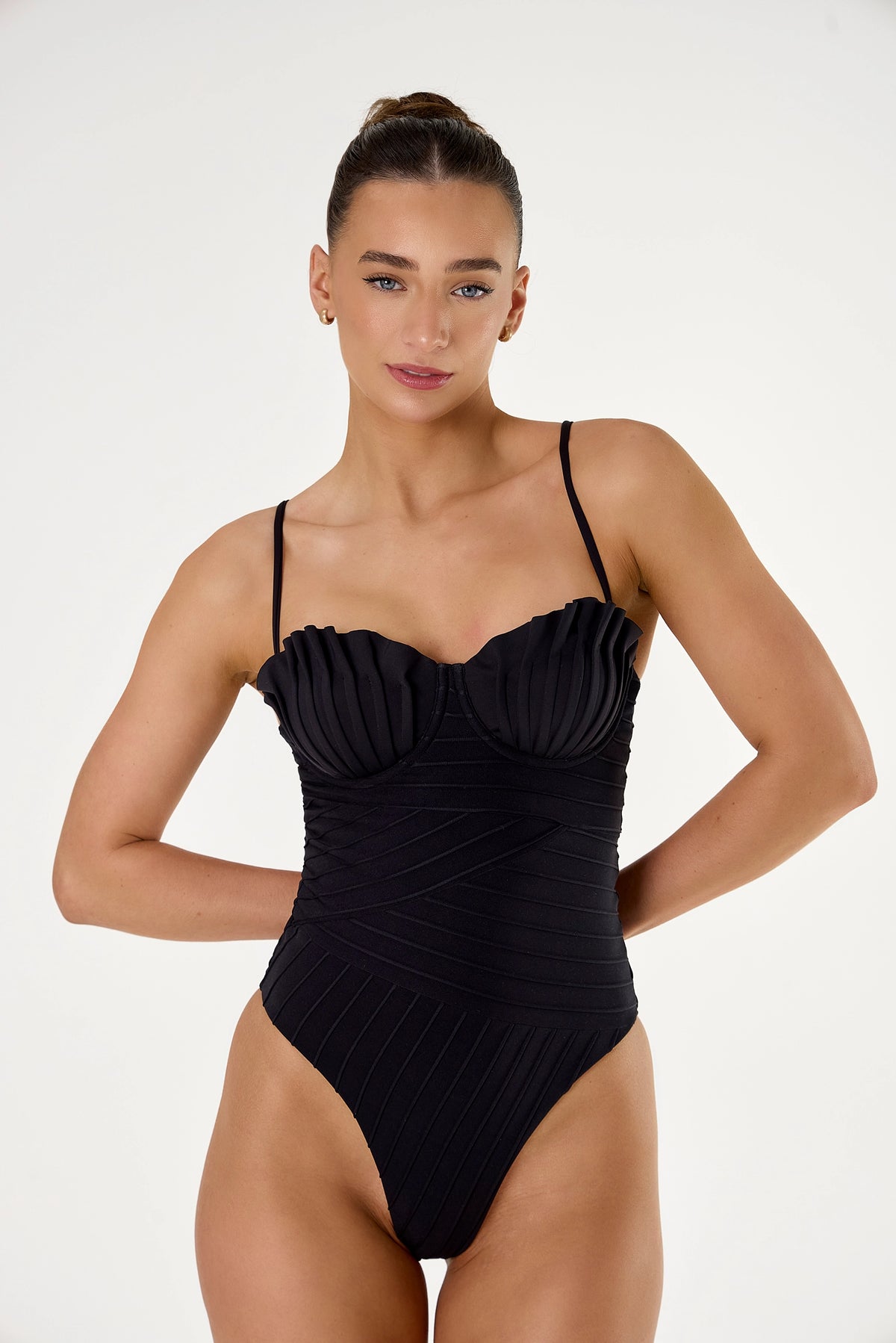 Coquillage One-Piece - Noir