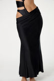 Jolie Asymmetrical Skirt - Noir