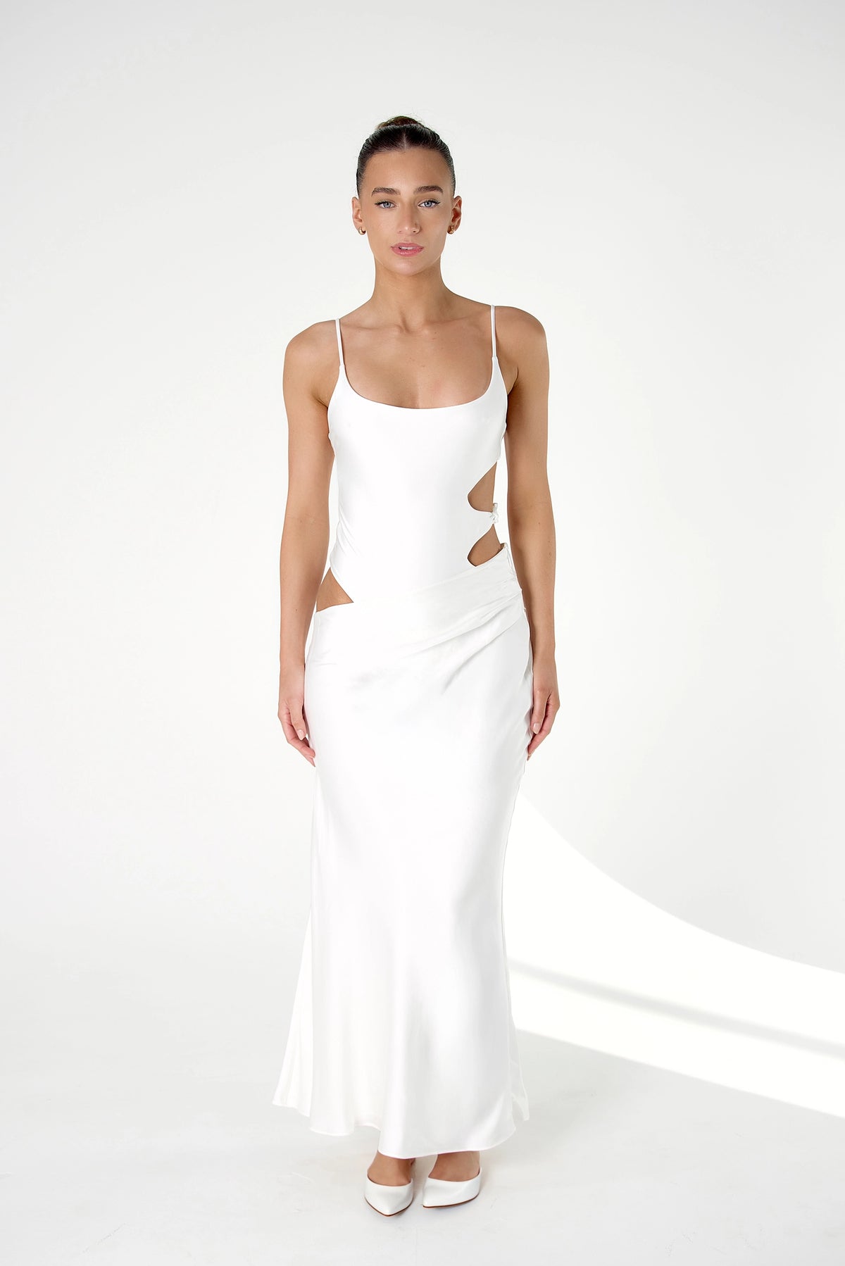 Jolie Asymmetrical Skirt - Crème