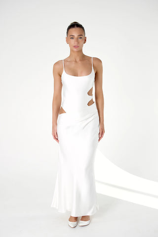 Jolie Asymmetrical Skirt - Crème