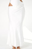 Jolie Asymmetrical Skirt - Crème