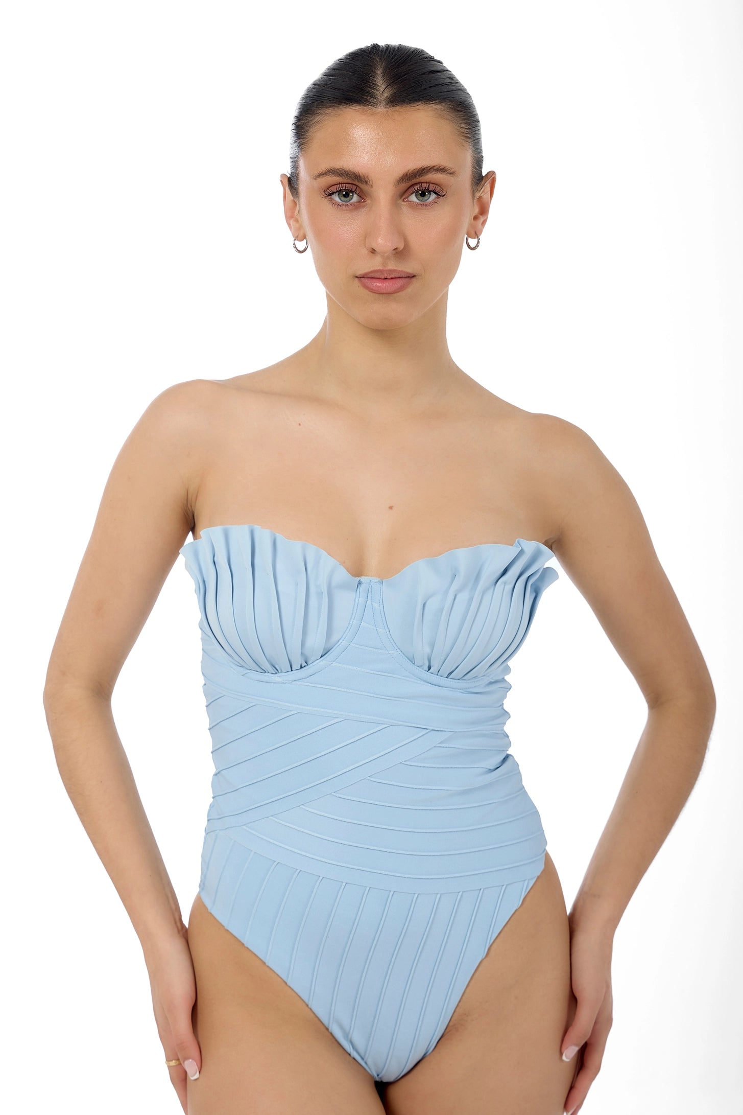Coquillage One-Piece - Bleu