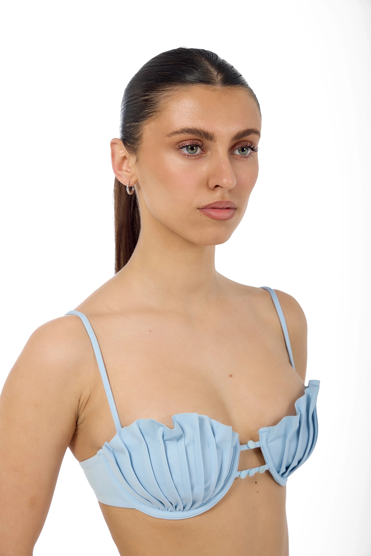 Coquillage Top - Bleu