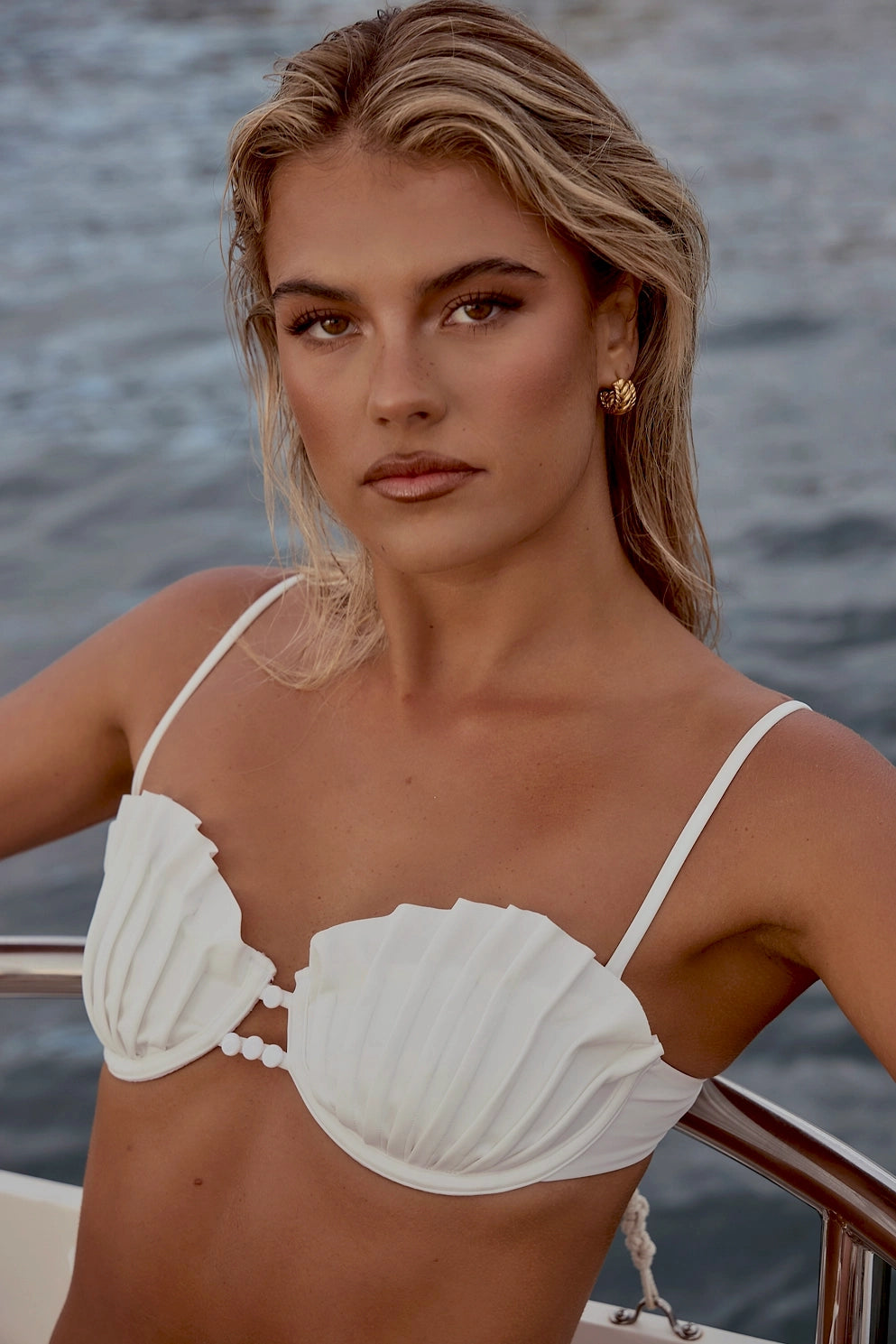 Coquillage Top - Crème